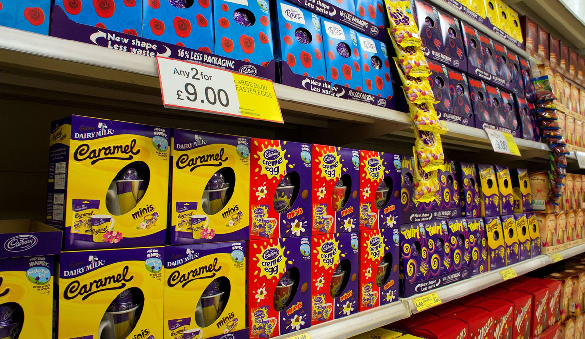 Почти три четверти населения Великобритании купили хотя бы одно пасхальное яйцо