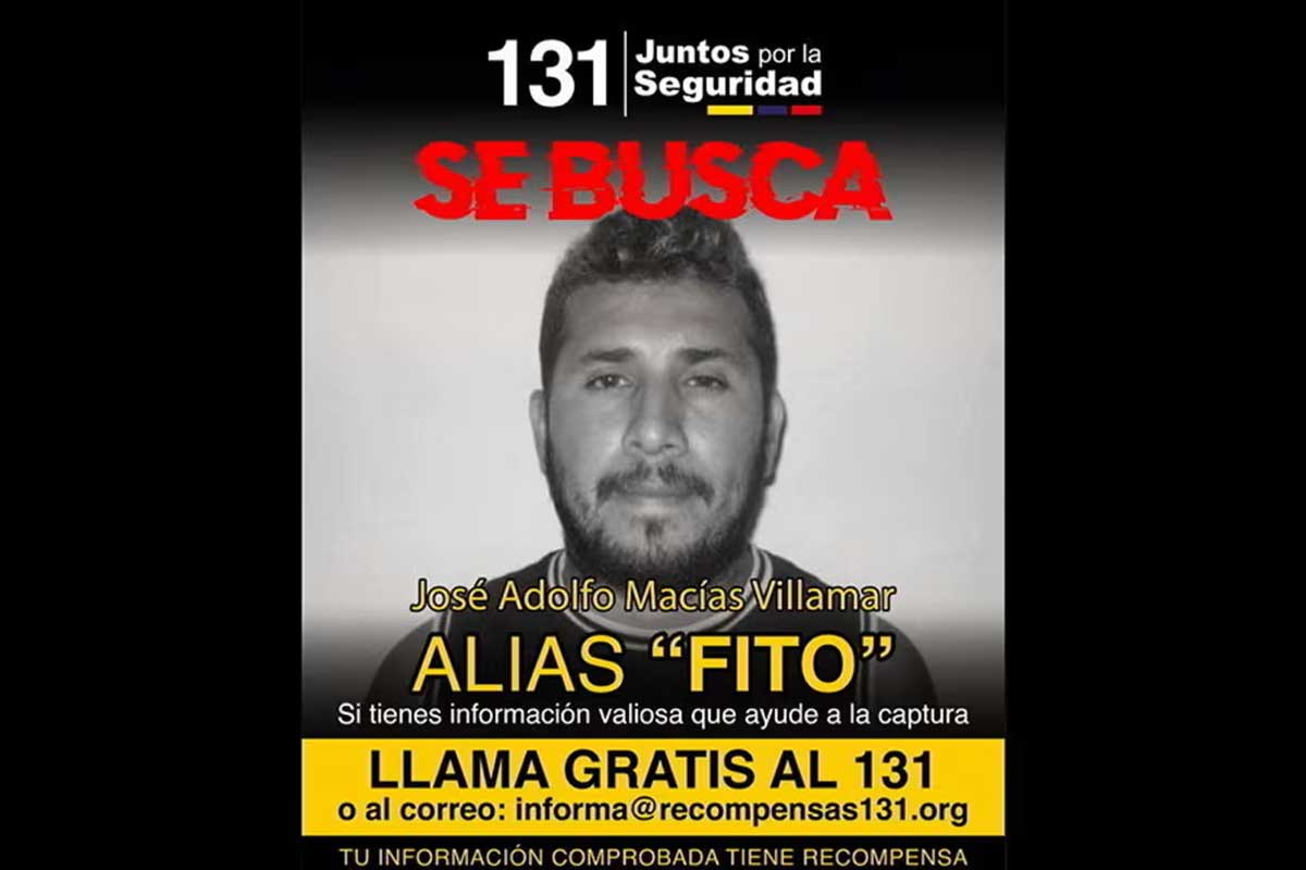 Плакат о розыске Адольфо «Фито», лидера банды Лос-Чонерос.