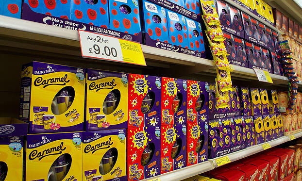 Почти три четверти населения Великобритании купили хотя бы одно пасхальное яйцо